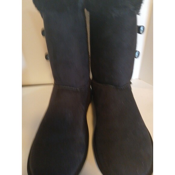 Apres by Lamo BLACK Microfiber Faux Fur Lined Winter Boots Women's Sz 11 NIB - Picture 1 of 16